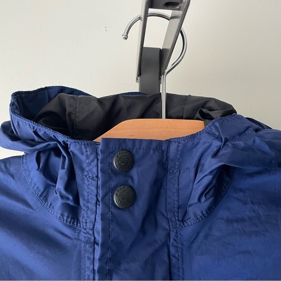 Vintage Sportif MEC Boys Reflective Rain Jacket Children’s Youth Blue - Picture 6 of 10